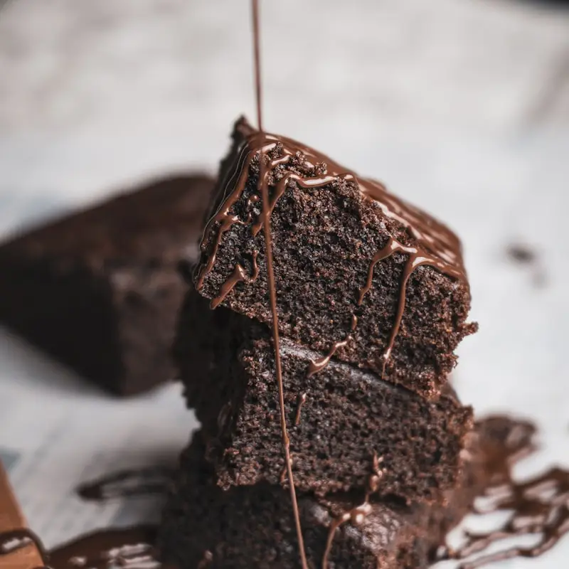 Brownie con helado